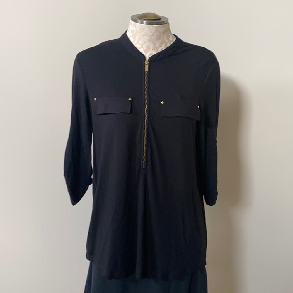 Calvin Klein Gold Zip Top